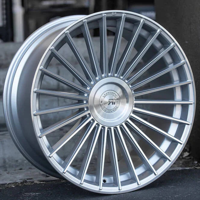 22" Road Force RF22 Silver Machine Face 5x114.3 (Set of 4)