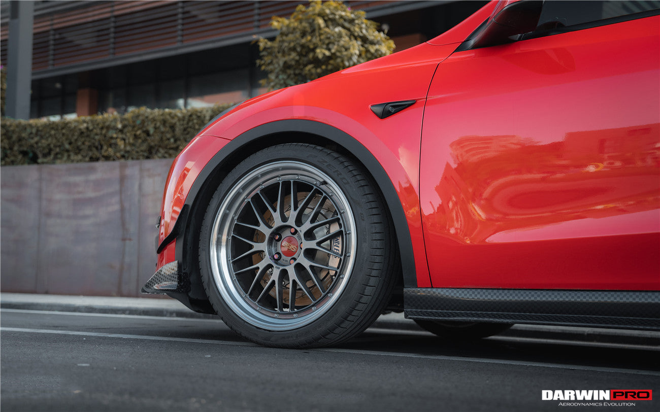 2020-2023 Tesla Model Y IMP Performance Carbon Fiber Front Canards - DarwinPRO Aerodynamics