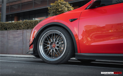 2020-2023 Tesla Model Y IMP Performance Carbon Fiber Front Canards - DarwinPRO Aerodynamics