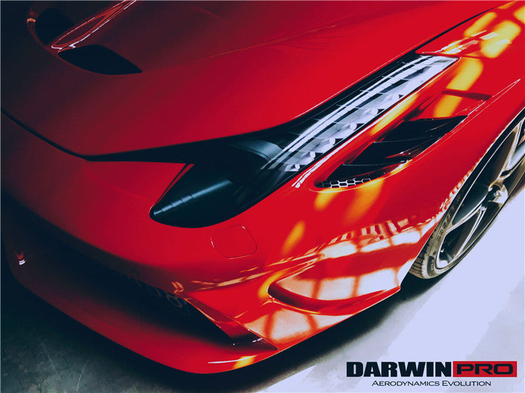 2010-2015 Ferrari 458 Coupe/Spyder Speciale Style Front Bumper - DarwinPRO Aerodynamics