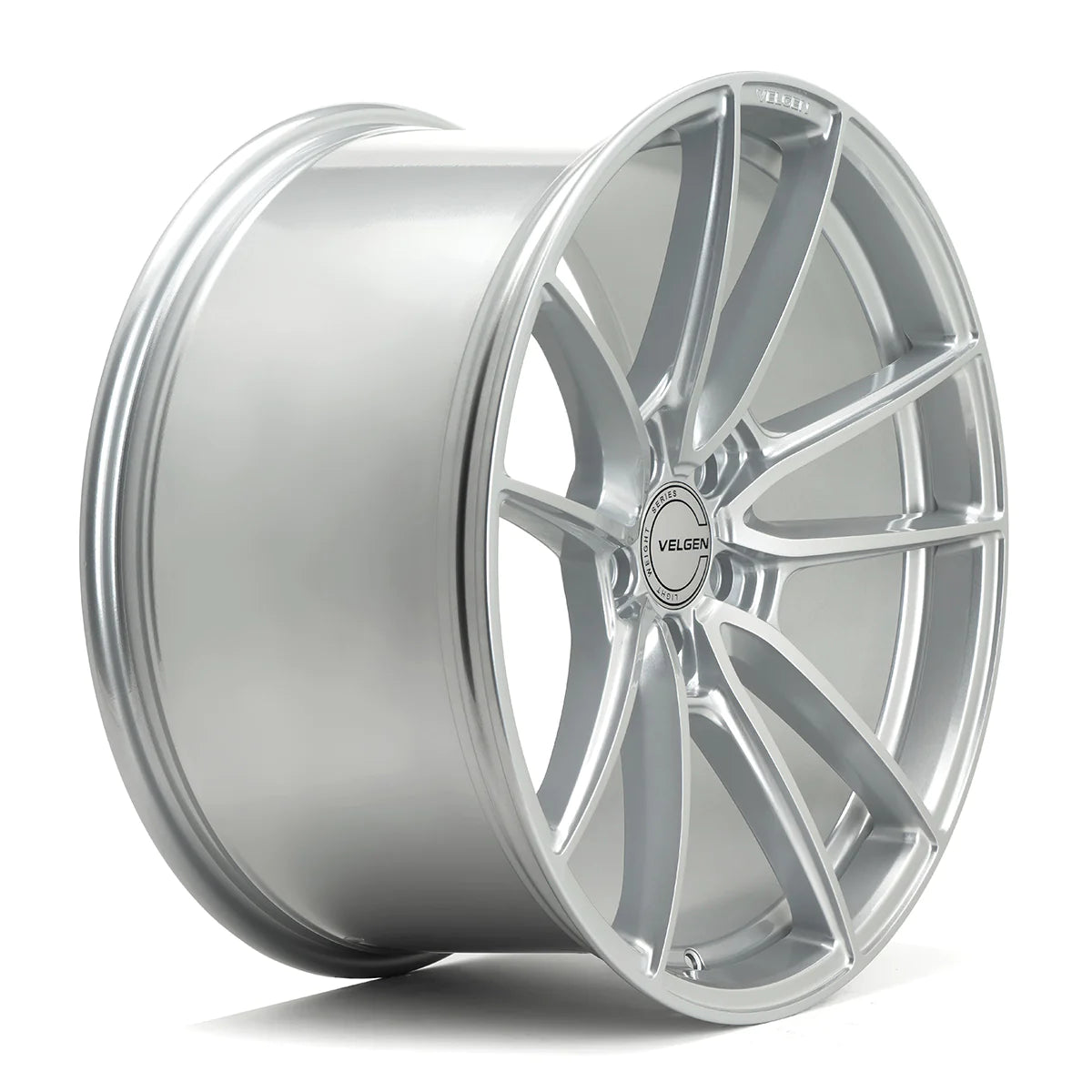 20" Velgen VF5 Gloss Silver 5x114.3 ( Staggered Set ) ( Set of 4 )
