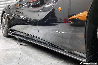 2012-2017 Ferrari F12 Berlinetta DC Style Carbon Fiber  Side Skirts - Carbonado