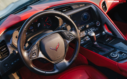 2013-2019 Corvette C7 Z06 Grandsport Carbon Fiber Dash Board (Left And Right) - DarwinPRO Aerodynamics