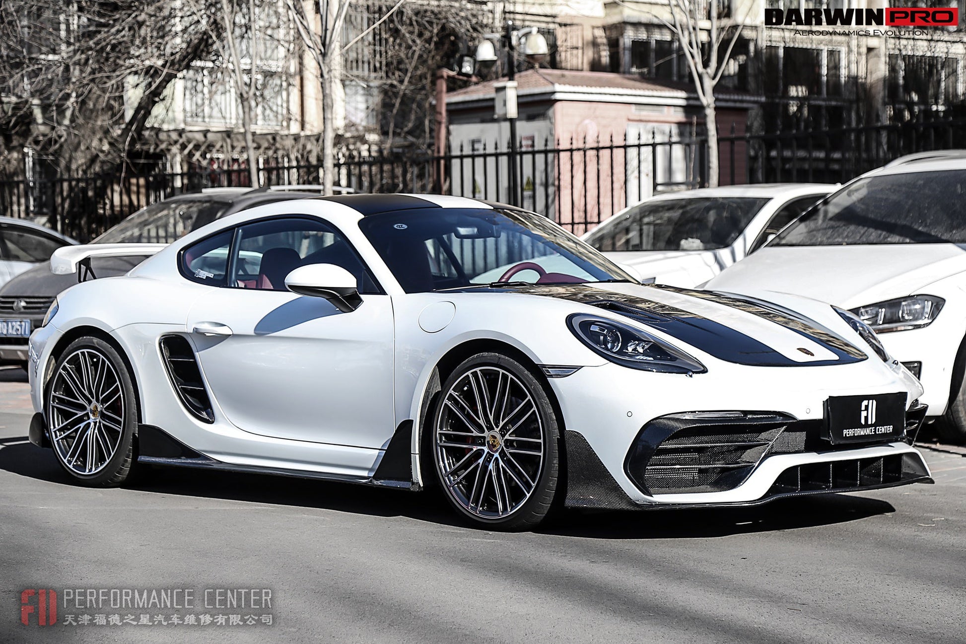 2016-2023 Porsche 718 Cayman/Boxster BKSS Style Partial Carbon Fiber Full Body Kit - DarwinPRO Aerodynamics