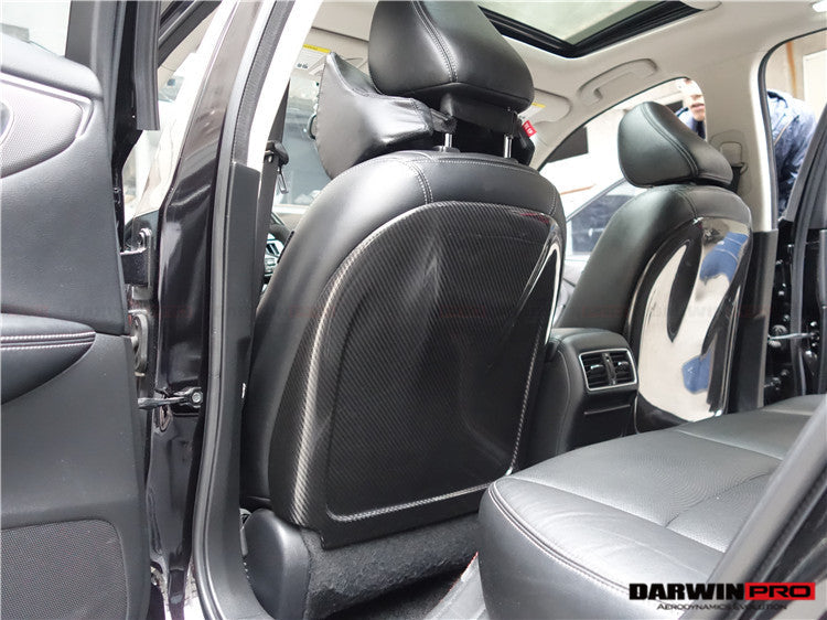 2014-2022 Infiniti Q50 Sedan Dry Carbon Fiber Seatback Replacement - DarwinPRO Aerodynamics