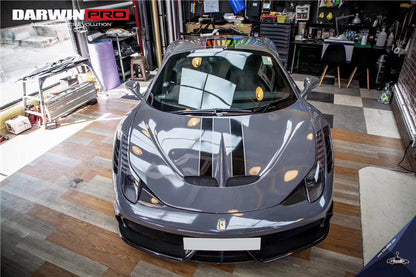 2010-2015 Ferrari 458 Coupe/Spyder Speciale Style Hood - DarwinPRO Aerodynamics