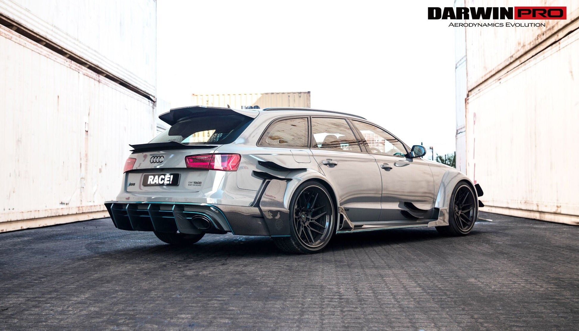 2013-2018 Audi RS6 Avant Bkss Style Wide Body Full Body Kit - DarwinPRO Aerodynamics