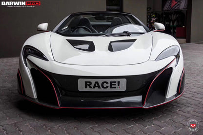 2011-2014 McLaren MP4 12C 675LT Style Partial Carbon Fiber Front Bumper And Fender - DarwinPRO Aerodynamics
