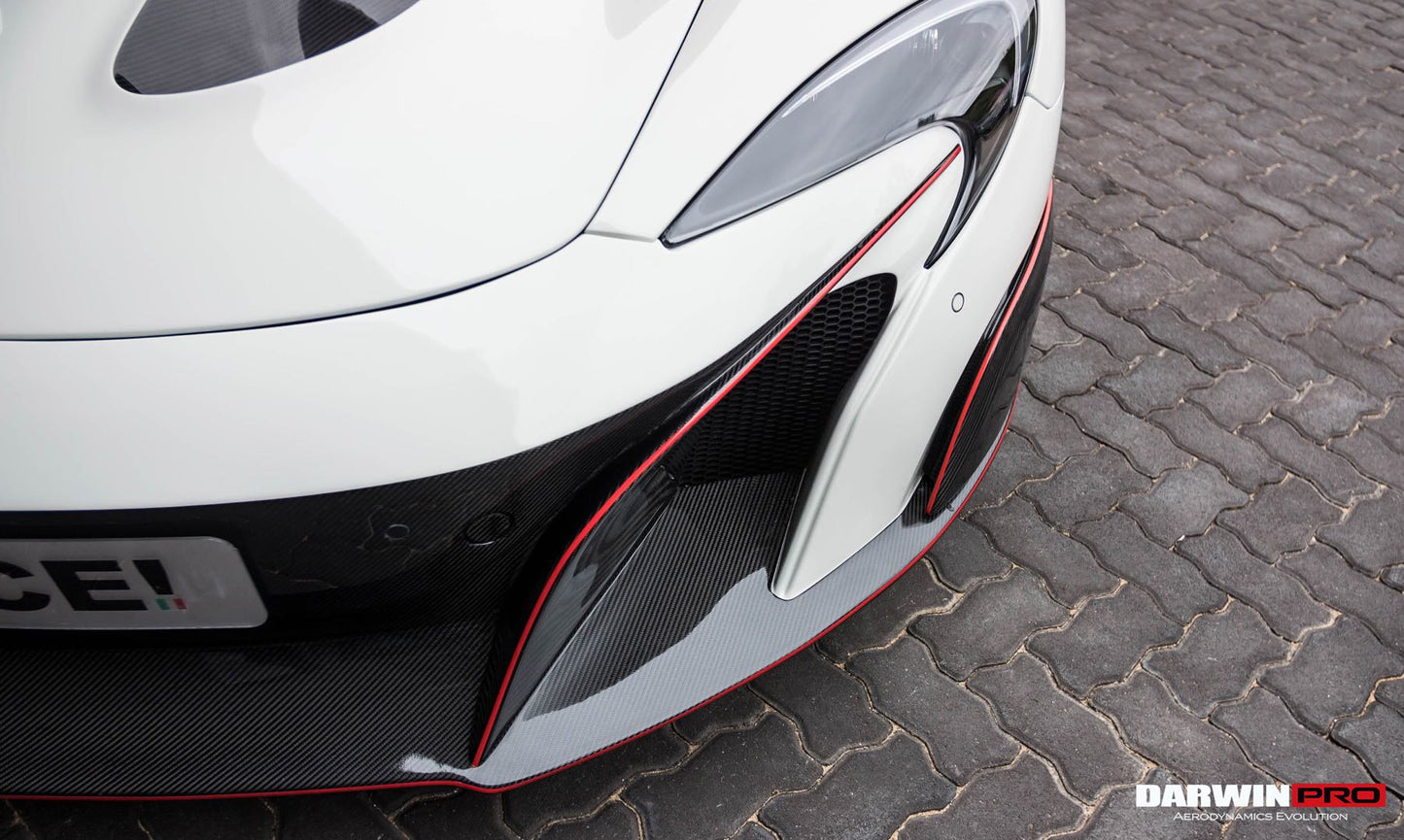 2011-2014 McLaren MP4 12C 675LT Style Partial Carbon Fiber Front Bumper And Fender - DarwinPRO Aerodynamics