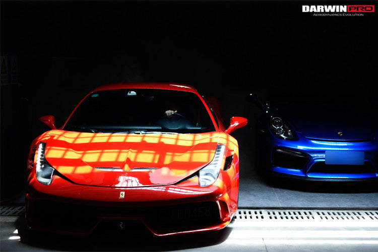 2010-2015 Ferrari 458 Coupe/Spyder Speciale Style Hood - DarwinPRO Aerodynamics