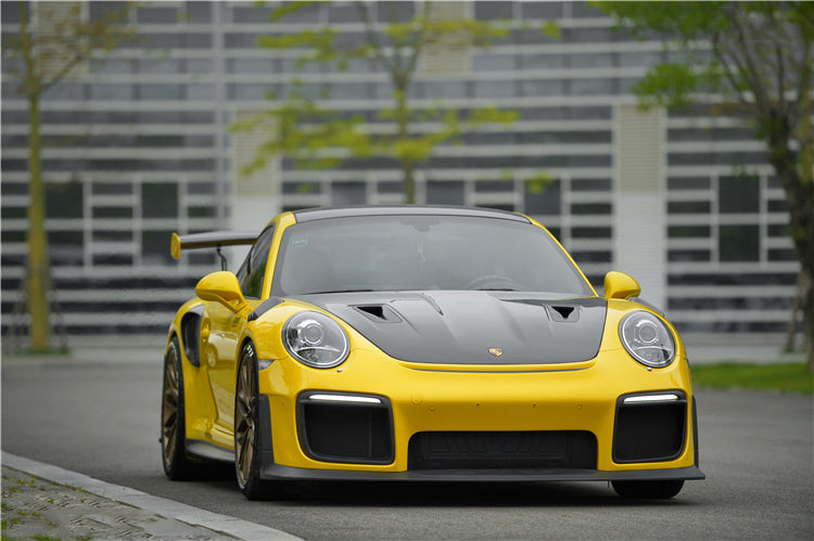 2012-2015 Porsche 991.1 Carrera/S Targa 4/4s GT2RS Style Carbon Fiber Hood - DarwinPRO Aerodynamics