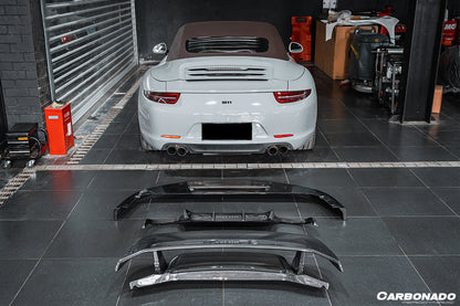2012-2015 Porsche 911 991.1 Carrera/S/4S/GTS VRS-2 Style Rear Diffuser - Carbonado