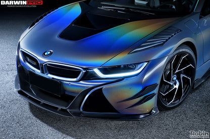 2014-2018 BMW i8 BZK Carbon Fiber Front Lip Splitter - DarwinPRO Aerodynamics