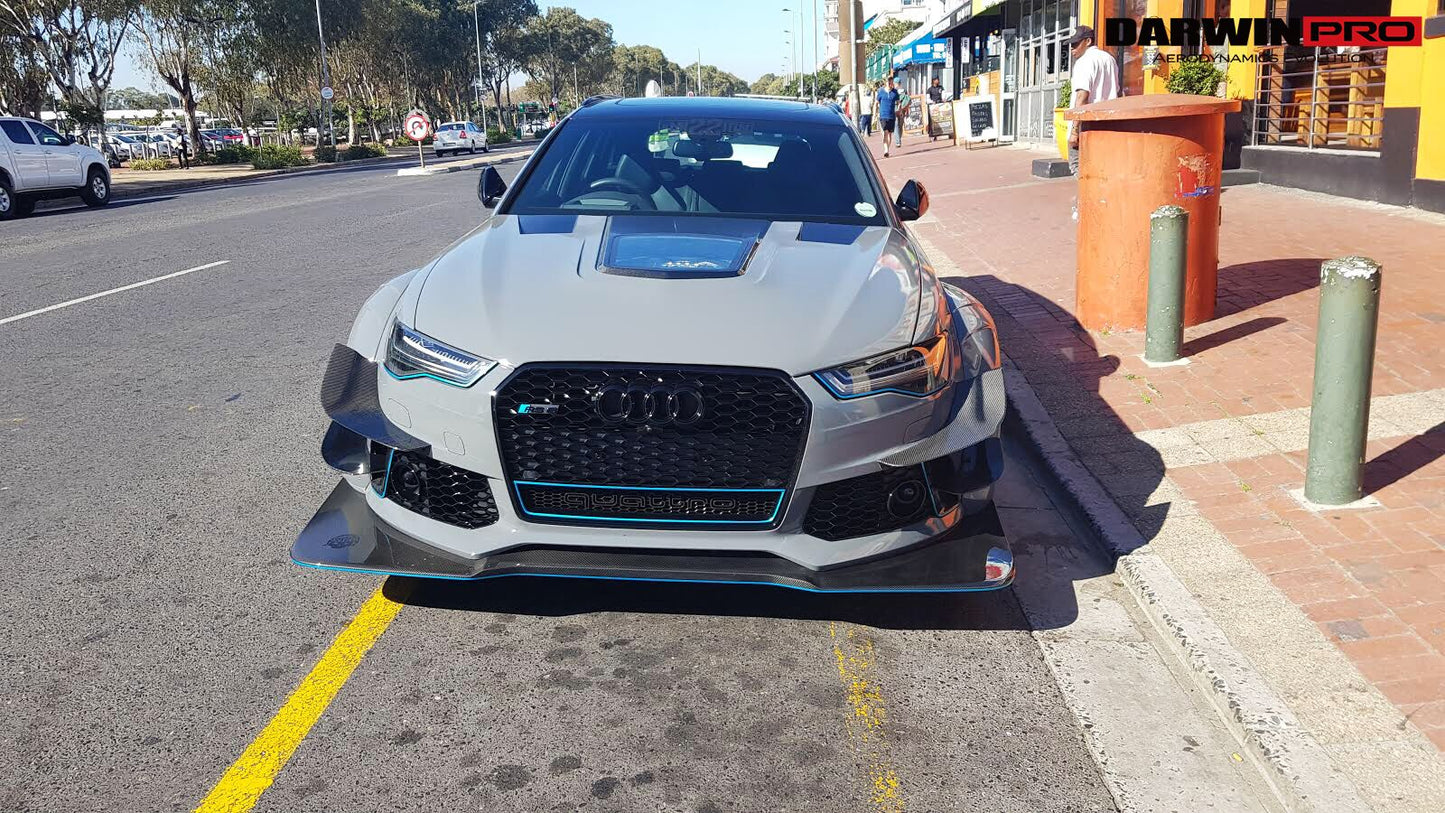 2013-2018 Audi A6 S6 RS6 BKSS Style Carbon Fiber Hood - DarwinPRO Aerodynamics