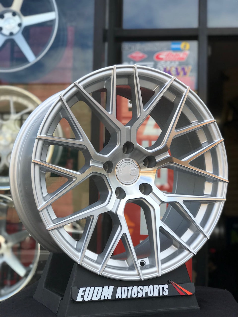 Aodhan AFF9 Gloss Silver Machined Face - 20x9 +30 5x120 (Square Set of 4)