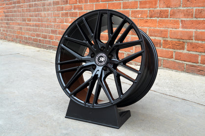 22" Road Force RF13 Gloss Black 5x112 ( Staggered Setup ) ( Set of 4 )