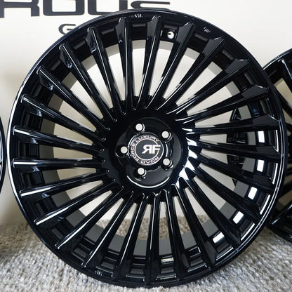 22" Road Force RF23 Gloss Black 5x112 (Set of 4)