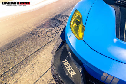 2011-2014 McLaren MP4 12C Rebel Performance Style Partial Carbon Fiber Front Bumper w/ Lip - DarwinPRO Aerodynamics