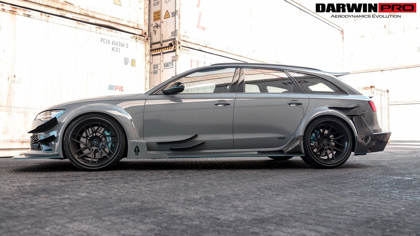2013-2018 Audi RS6 Avant Bkss Style Wide Body Full Body Kit - DarwinPRO Aerodynamics
