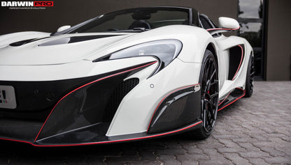 2011-2014 McLaren MP4 12C 675LT Style Partial Carbon Fiber Front Bumper And Fender - DarwinPRO Aerodynamics