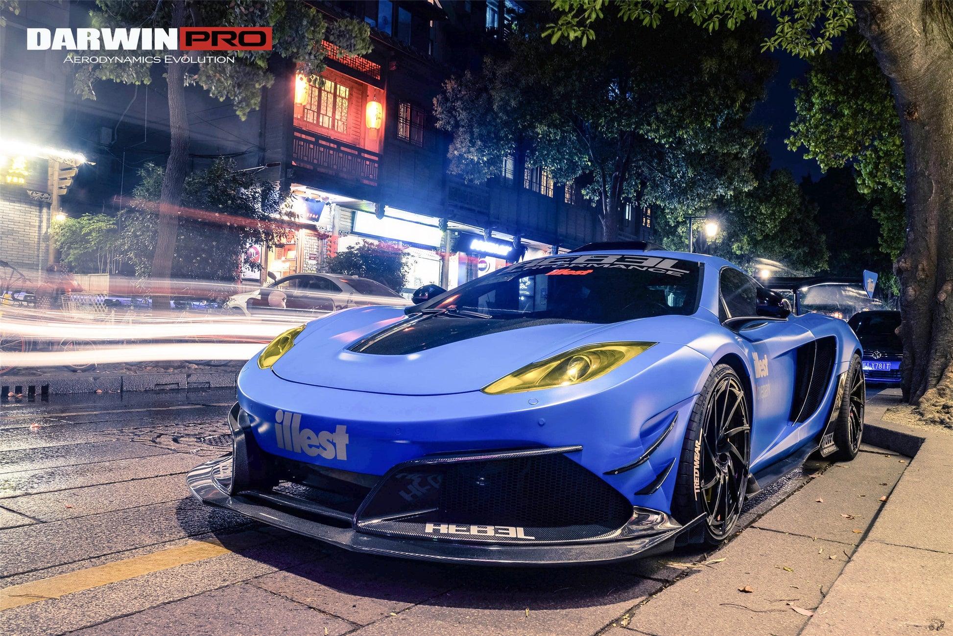 2011-2014 McLaren MP4 12C Rebel Performance Style Partial Carbon Fiber Full Body Kit - DarwinPRO Aerodynamics