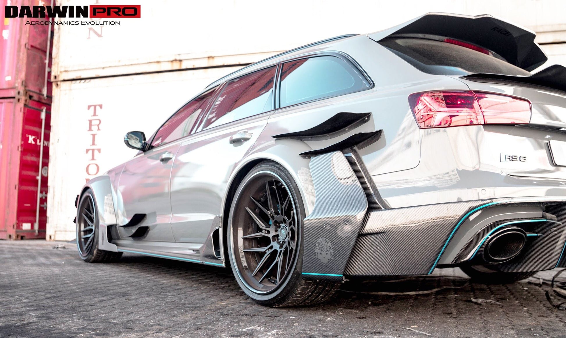 2013-2018 Audi RS6 Avant BKSS Style Roof Spoiler - DarwinPRO Aerodynamics