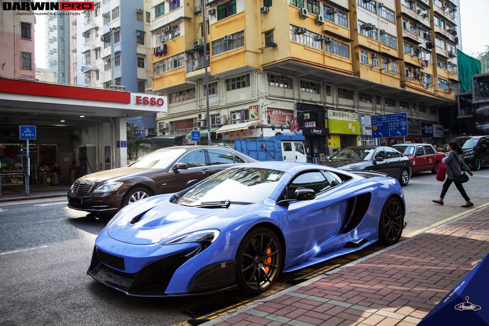 2011-2014 McLaren MP4 12C 675LT Style Partial Carbon Fiber Front Bumper And Fender - DarwinPRO Aerodynamics
