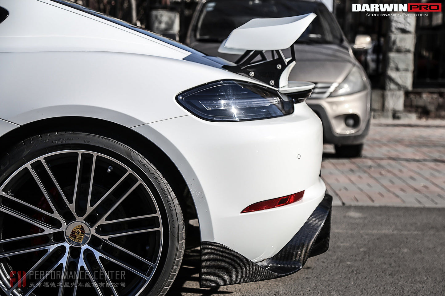 2016-2023 Porsche 718 Cayman/Boxster BKSS Style Carbon Fiber Rear Diffuser - DarwinPRO Aerodynamics