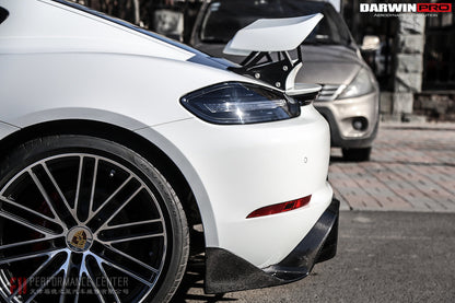 2016-2023 Porsche 718 Cayman/Boxster BKSS Style Carbon Fiber Rear Diffuser - DarwinPRO Aerodynamics