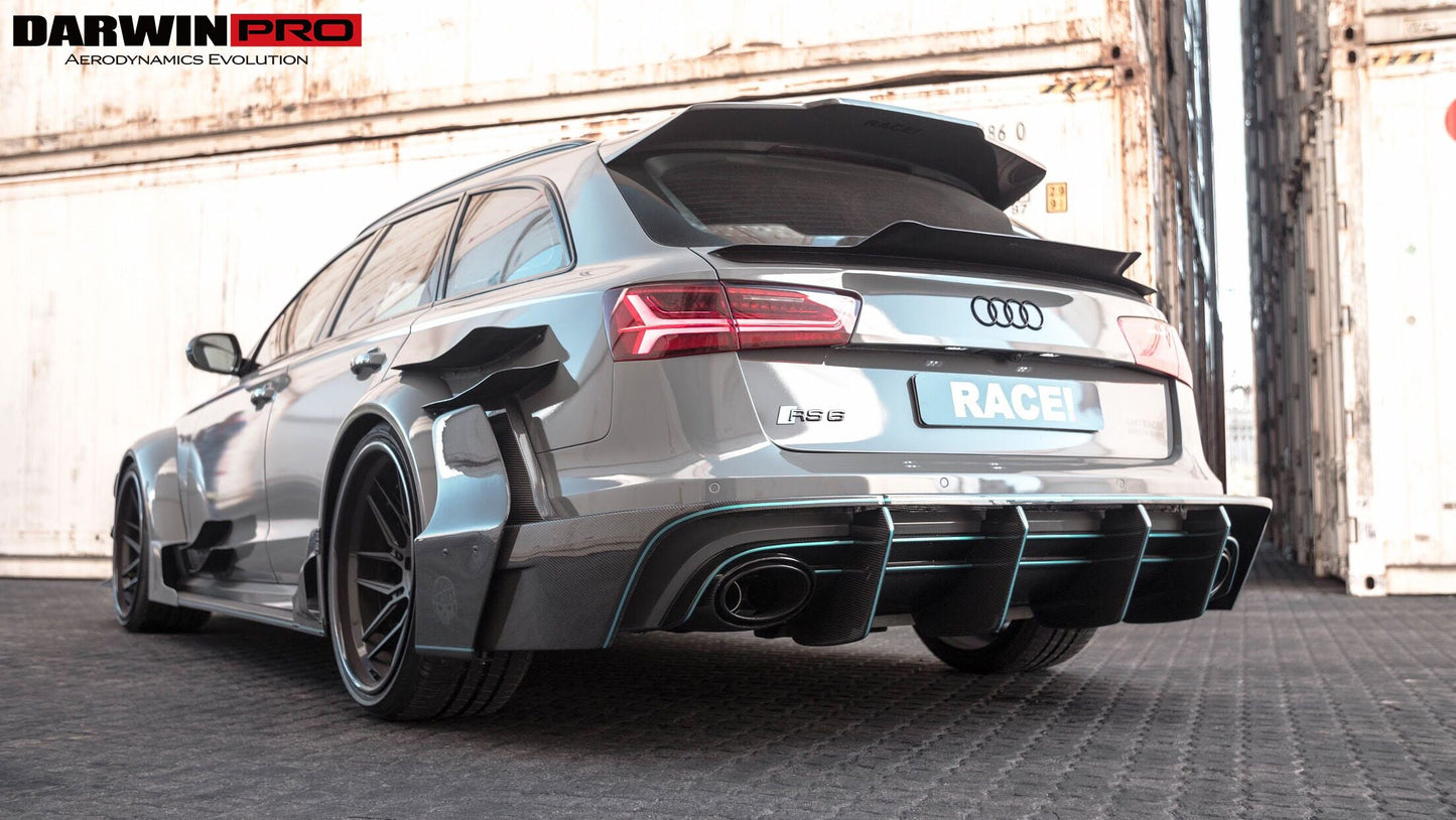 2013-2018 Audi RS6 Avant BKSS Style Trunk Spoiler - DarwinPRO Aerodynamics