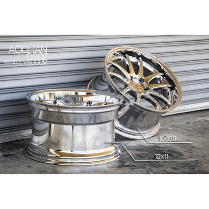 18" Aodhan DS02 Vacuum Chrome 5x100 ( Square Setup ) ( Set of 4 )