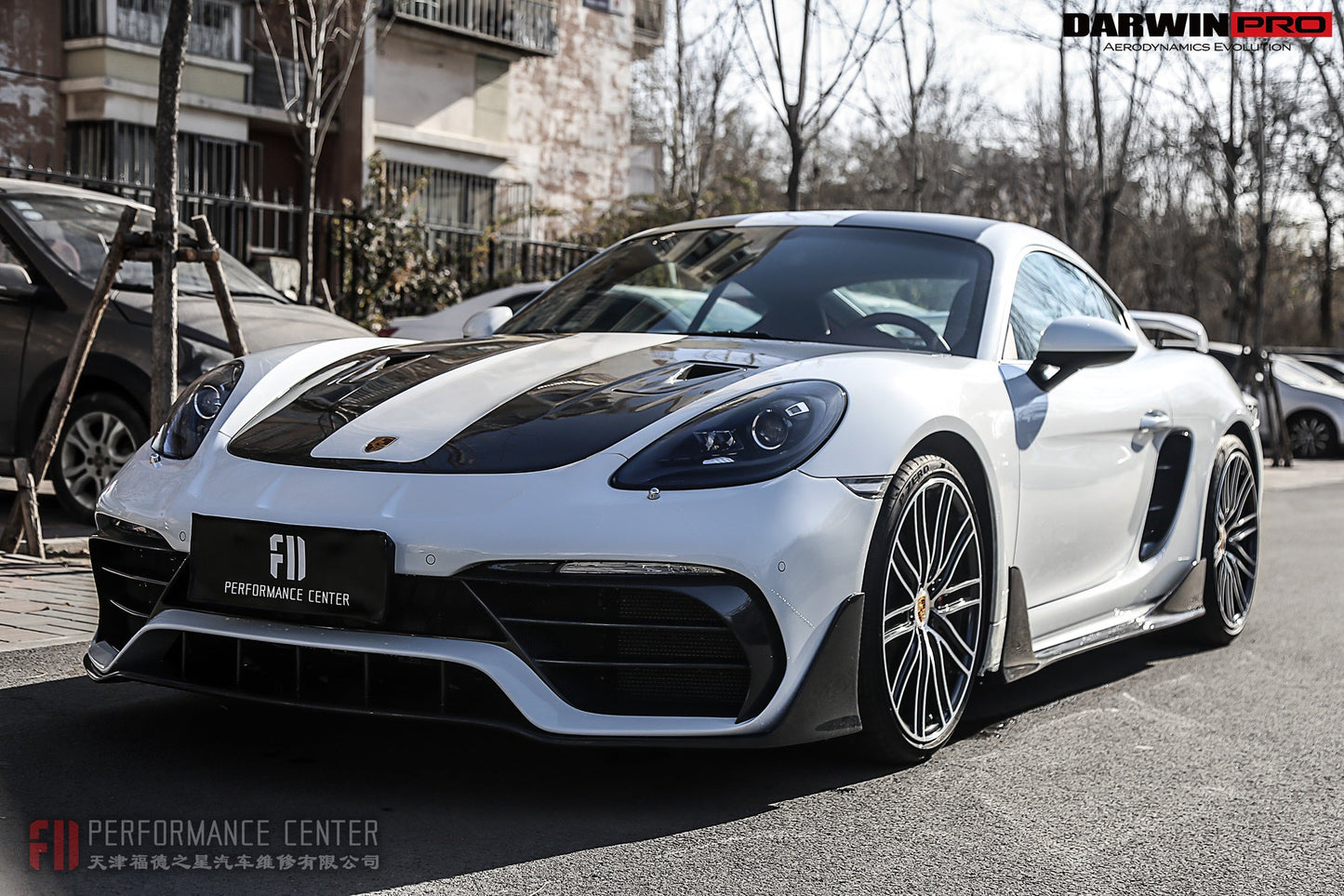 2016-2023 Porsche 718 Cayman/Boxster BKSS Style Partial Carbon Fiber Full Body Kit - DarwinPRO Aerodynamics