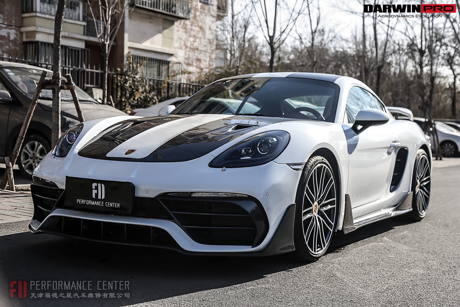 2016-2023 Porsche 718 Cayman/Boxster BKSS Style Partial Carbon Fiber Full Body Kit - DarwinPRO Aerodynamics