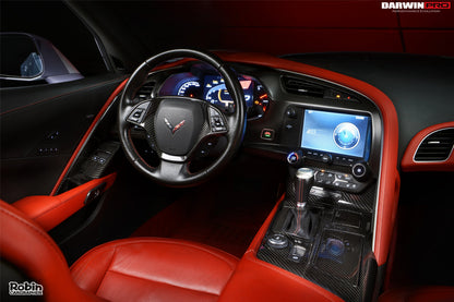 2013-2019 Corvette C7 Z06 Grandsport Carbon Fiber Dash Board (Left And Right) - DarwinPRO Aerodynamics