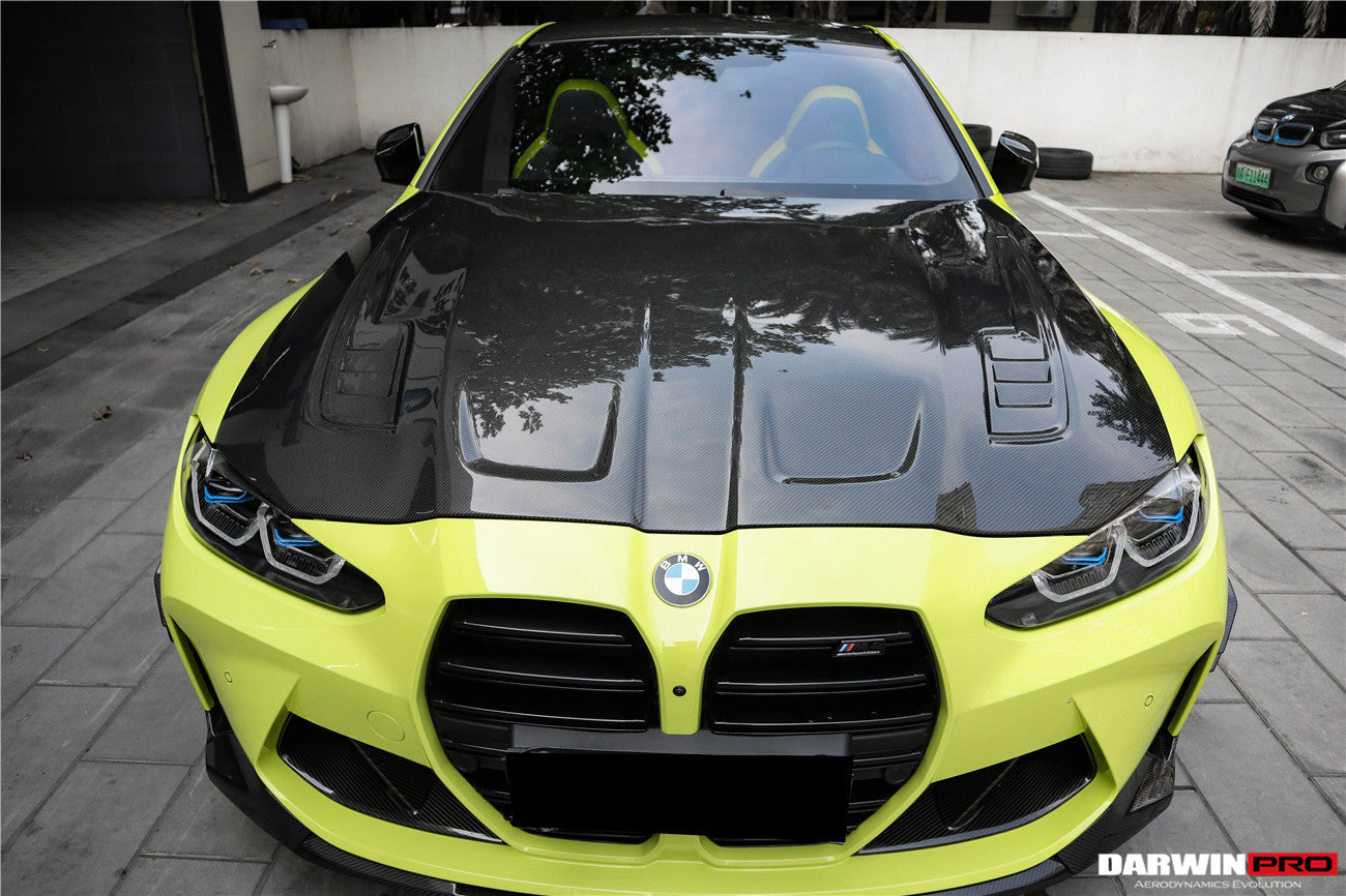 2021-UP BMW M3 G80 G81 M4 G82 G83 BKSSII Style Carbon Fiber Hood - DarwinPRO Aerodynamics