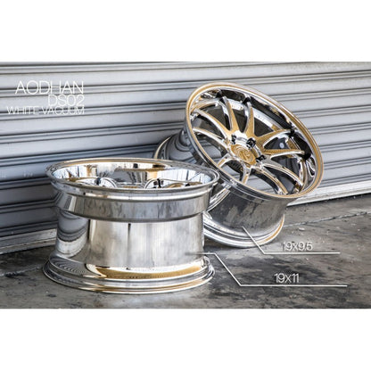 Aodhan DS02 Vacuum Chrome - 19x8.5 +35 / 19x11 +22 5x114.3 (Staggered Set of 4)