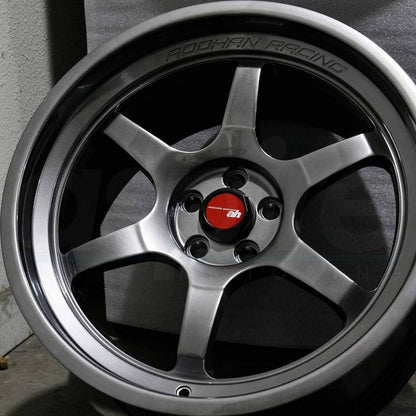 Aodhan AH08 Hyper Black - 18x9.5 +30 5x114.3 (Square Set of 4)