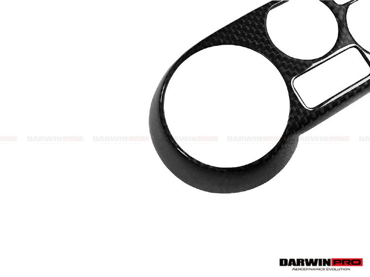 2015-2020 Ferrari 488 GTB/Spyder Dry Carbon Fiber AC Control Panel Cover - DarwinPRO Aerodynamics