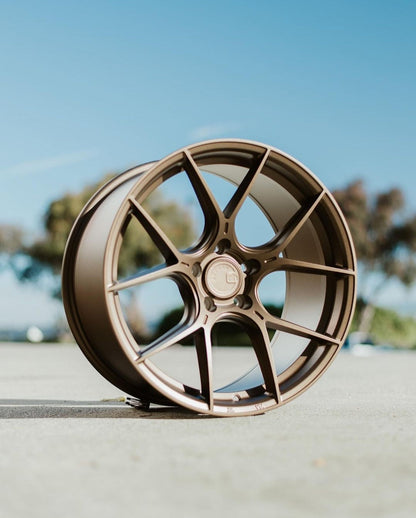 18" Aodhan AH11 Matte Bronze 5x120 ( Staggered Setup ) ( Set of 4 )