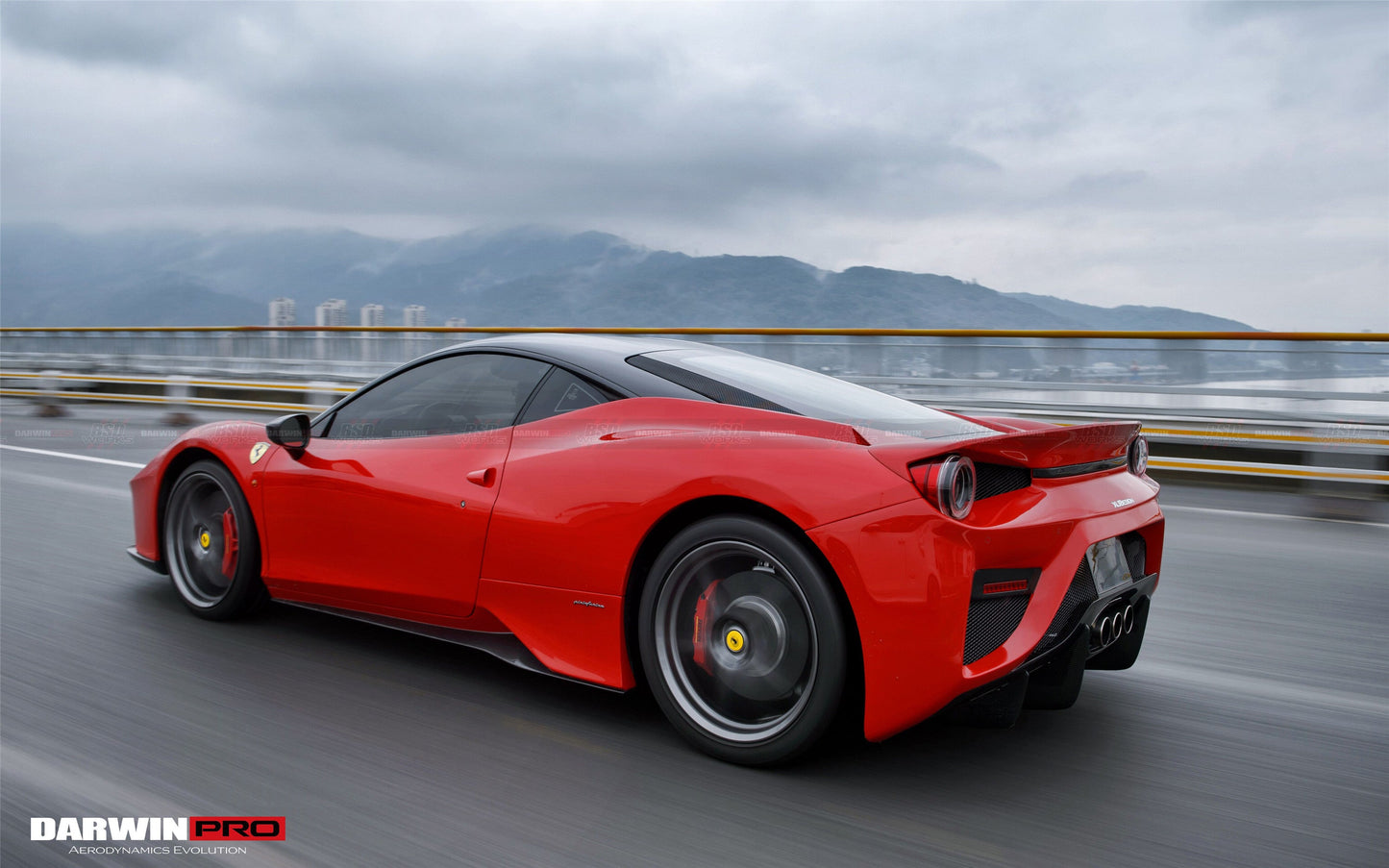 2010-2015 Ferrari 458 Coupe/Spyder BKSS Style Side Skirts - DarwinPRO Aerodynamics