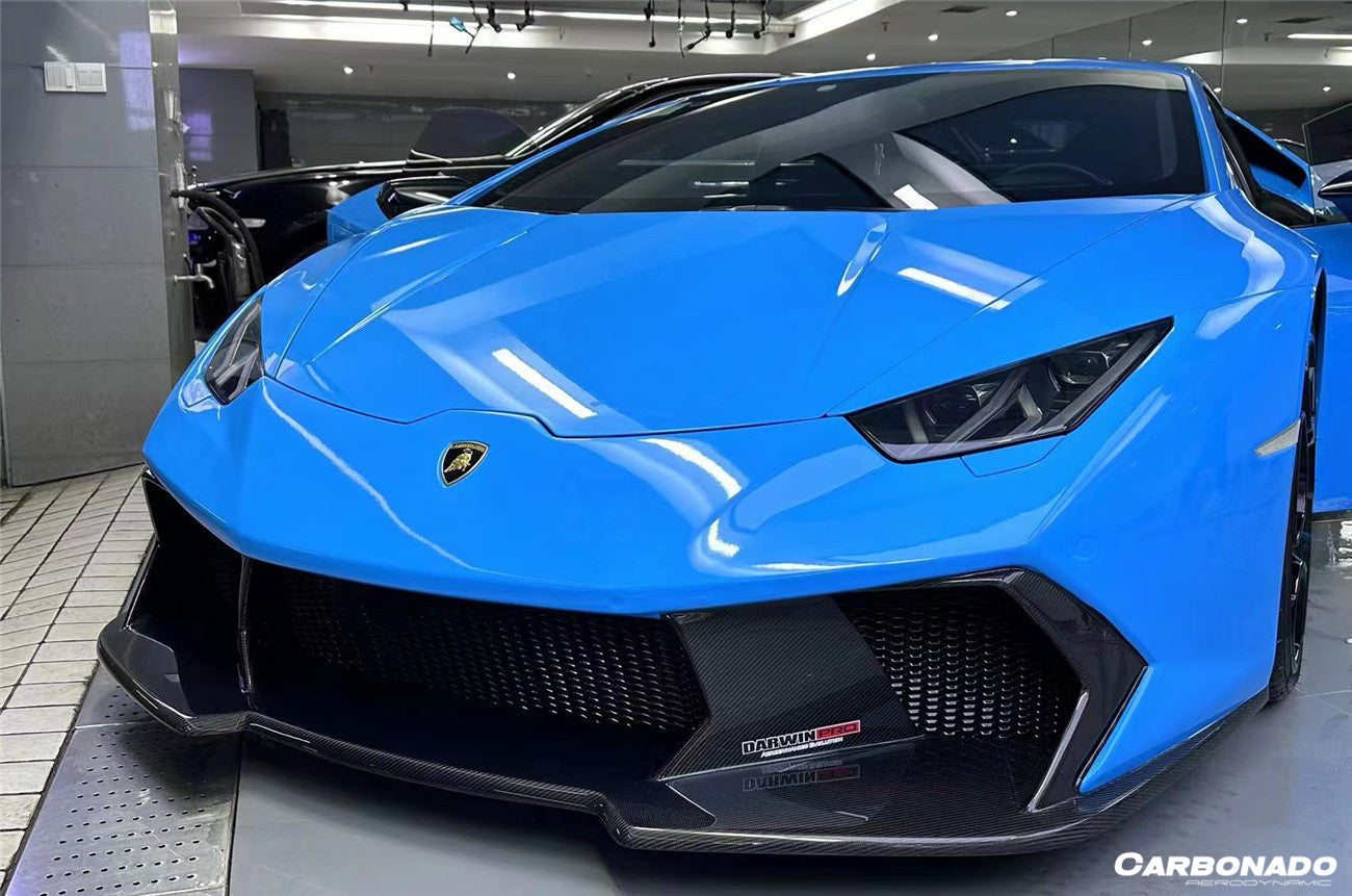2015-2021 Lamborghini Huracan LP610/LP580/EVO VRS Style Front Bumper - Carbonado