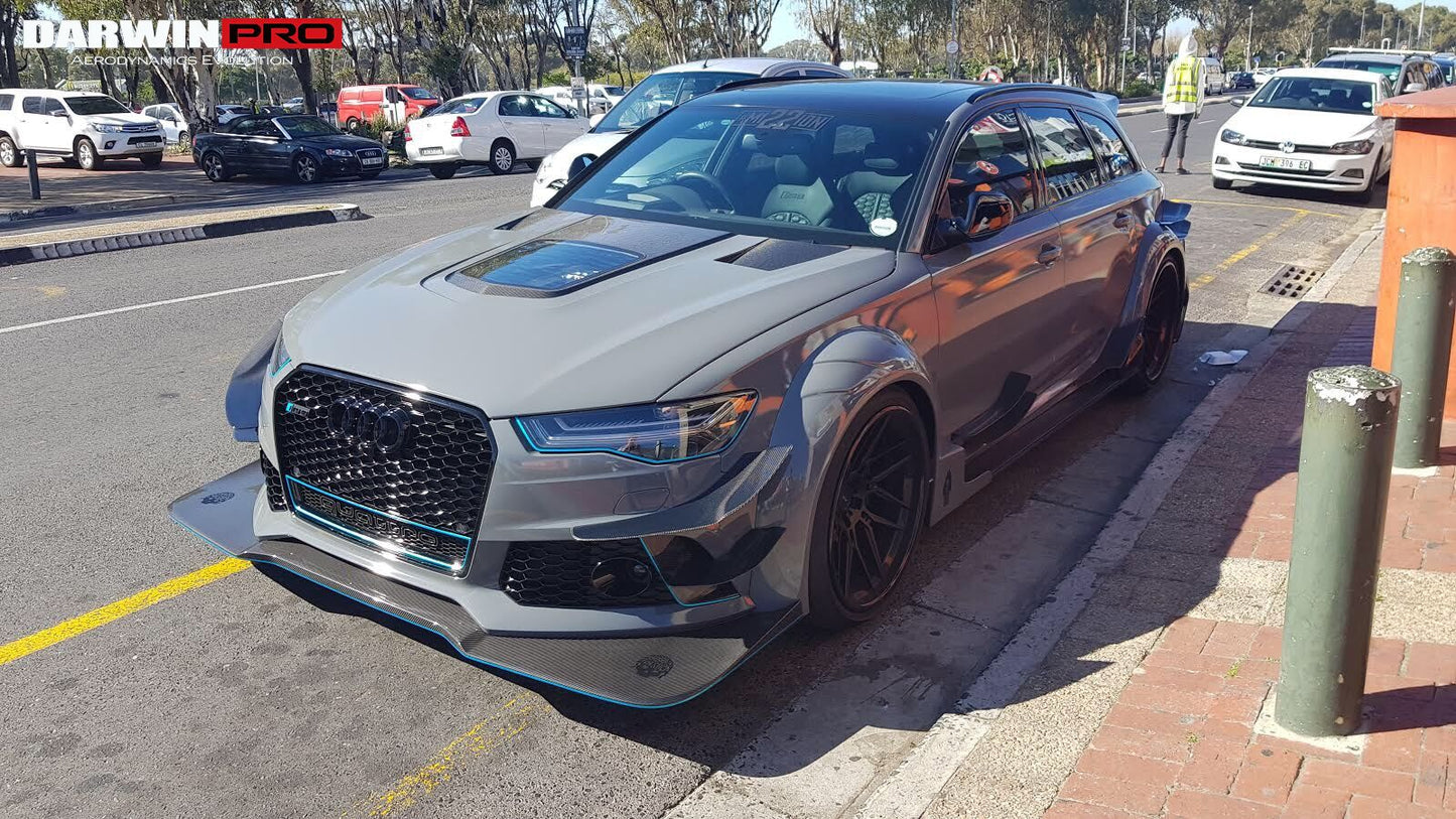 2013-2018 Audi A6 S6 RS6 BKSS Style Carbon Fiber Hood - DarwinPRO Aerodynamics