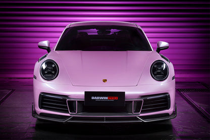 2019-2023 Porsche 911 992 Carrera S/4/4S/Targa/Cabriolet BKSS Style Front Middle Lip - DarwinPRO Aerodynamics
