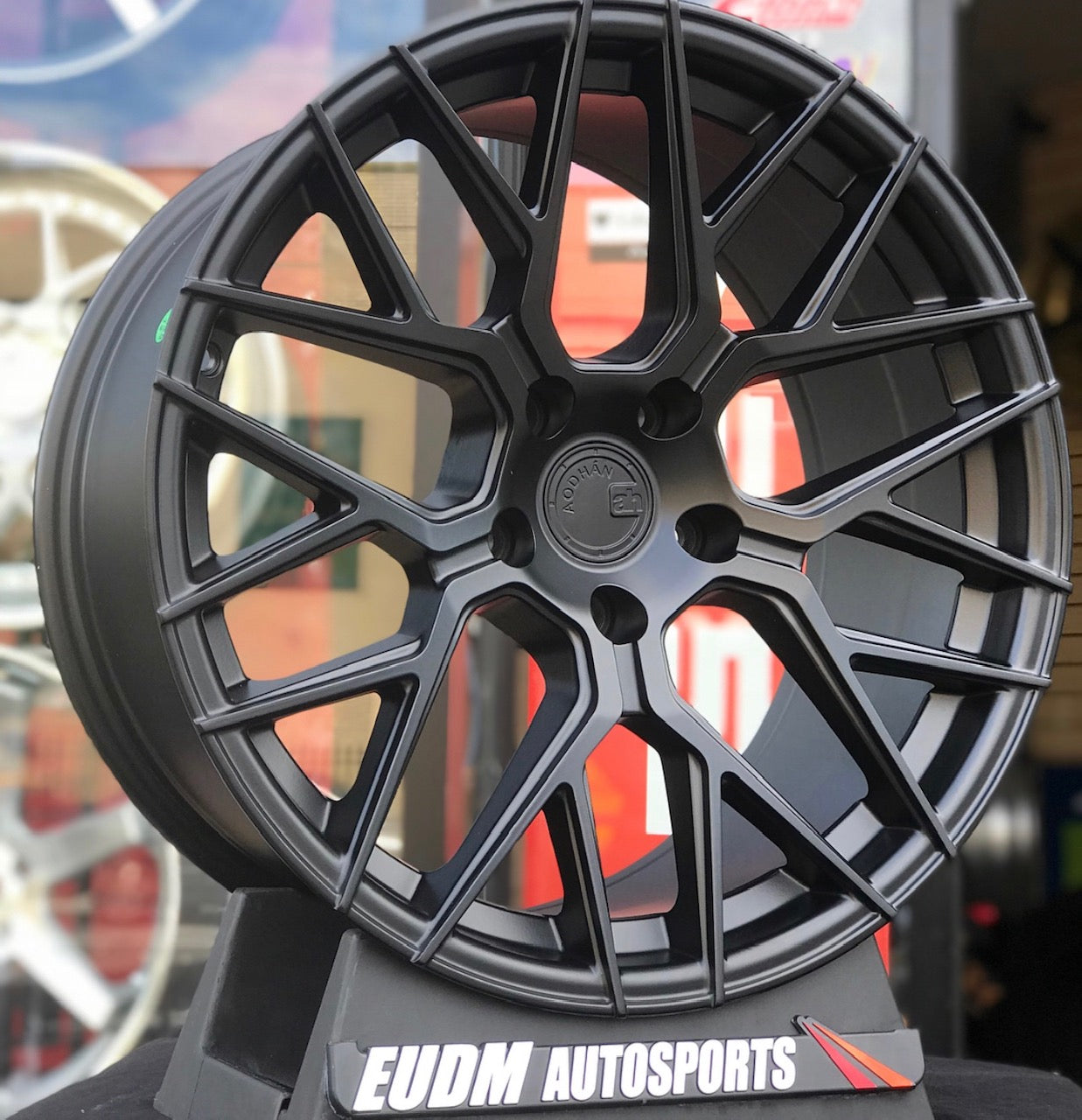 Aodhan AFF9 Matte Black - 20x9 +30 5x114.3 (Square Set of 4)