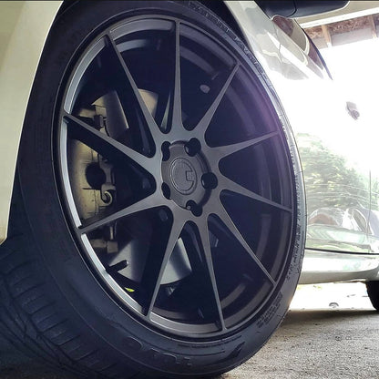 18" Aodhan AH9 Matte Black 5x112 ( Staggered Setup ) ( Set of 4 )