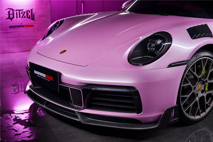 2019-2023 Porsche 911 992 Carrera S/4/4S/Targa/Cabriolet BKSS Style Front Lip - DarwinPRO Aerodynamics