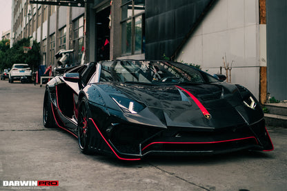 2011-2016 Lamborghini Aventador LP700 Coupe SV-BKSSII Style Wide body Carbon Fiber Aero Full Kit - DarwinPRO Aerodynamics