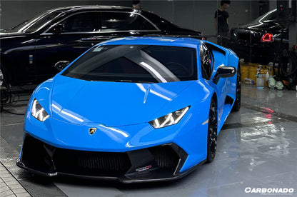 2015-2021 Lamborghini Huracan LP610/LP580/EVO VRS Style Front Bumper - Carbonado