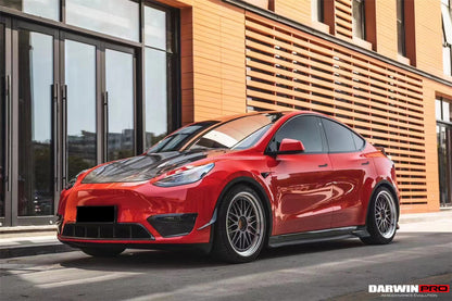 2020-2023 Tesla Model Y IMP Performance Carbon Fiber Front Canards - DarwinPRO Aerodynamics