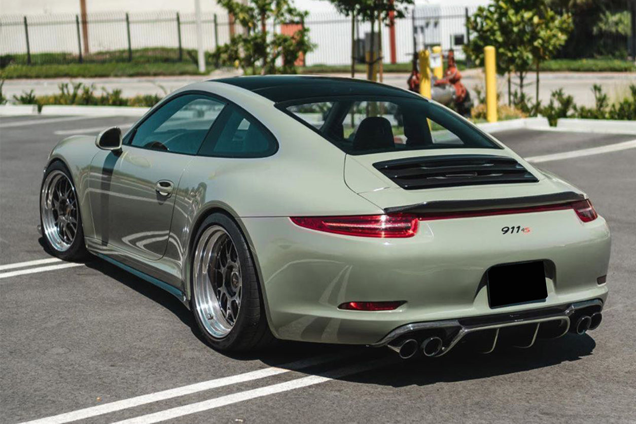 2012-2019 Porsche 911 991.1 991.2 Carrera & S & 4S & GTS  Coupe Only VRS Style Trunk Spoiler - Carbonado